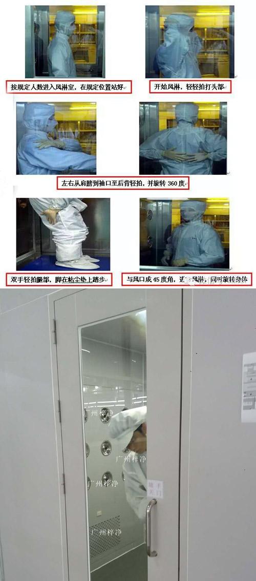 人員進入凈化車間風淋室工作流程 人員進入凈化車間風淋室工作流程