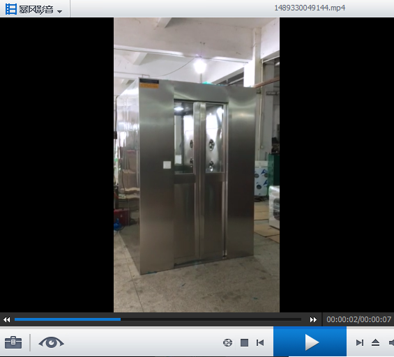 內置自動門風淋室視頻 內置自動門風淋室視頻